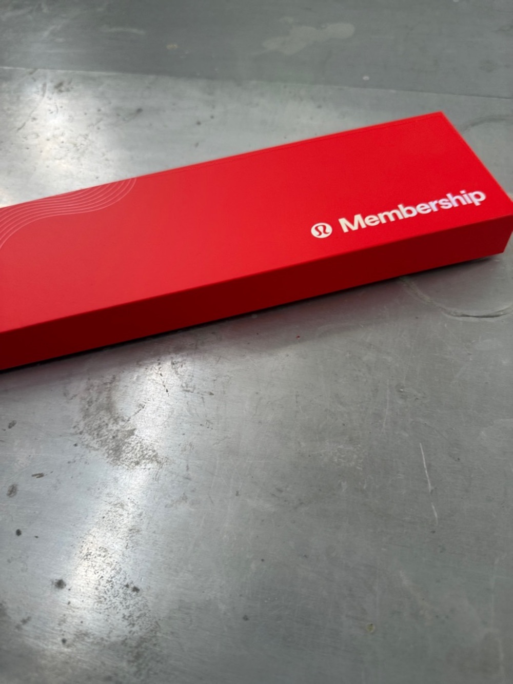 New in box Lululemon Red Never Lost Keychain - Picture 6 of 6